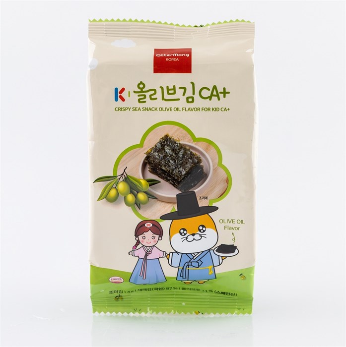 Crispy sea snack Olive oil flavor for Kid CA+ 4g 8809106172046